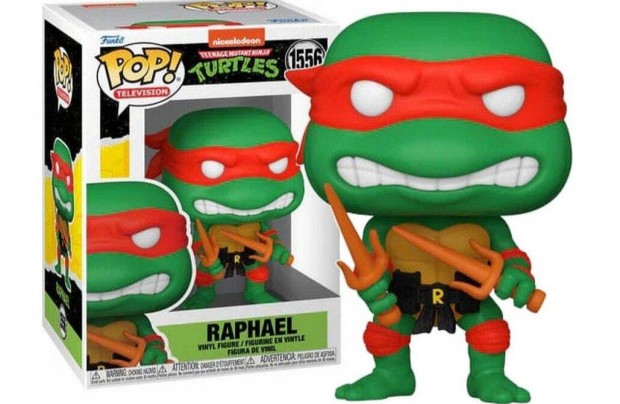 10 cm Funko POP 1556 Teenage Mutant Ninja Turtles figura - Raphael