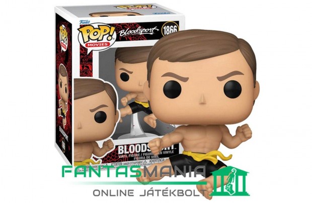 10 cm Funko POP 1866 Bloodsport Jean Claude Van-Damme figura