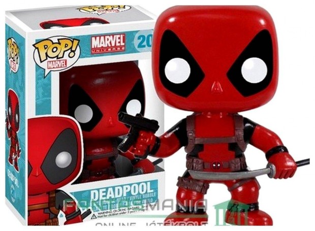 10 cm Funko POP 20 Marvel Deadpool figura Klasszikus megjelenssel