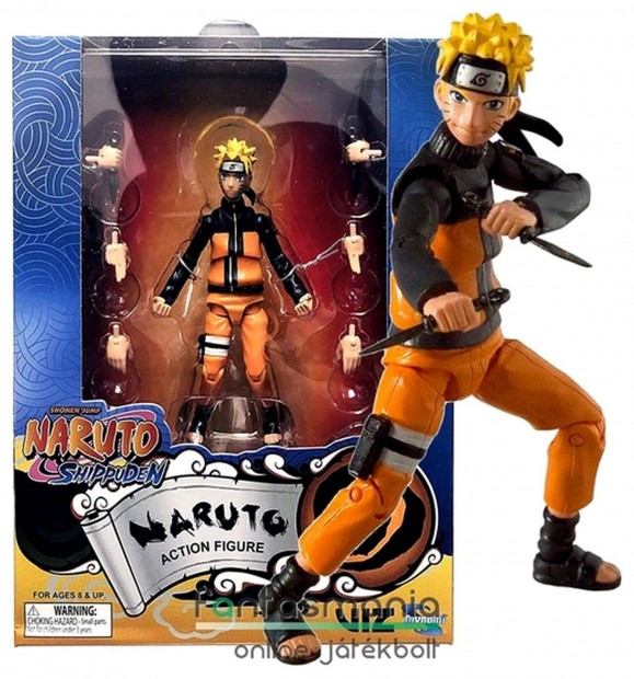 10 cm Naruto Shippuden mozgathat Naruto Uzumaki anime figura