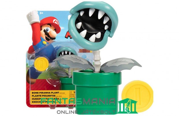 10 cm Nintendo Super Mario figura Bone Piranha Plant virg figura