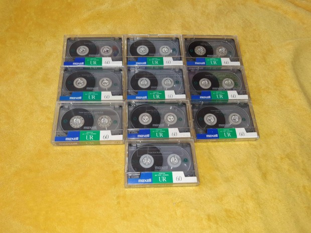 10 darab Maxell UR 60 audio kazettk j llapotban eladk!