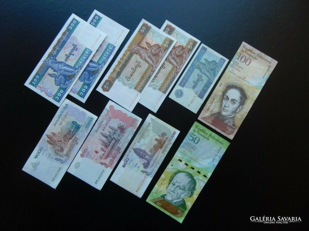 10 darab klfldi bankjegy LOT ! 05