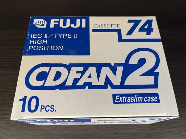 10 db Fuji Cdfan2 74 kazetta bontatlan  csomagolsban