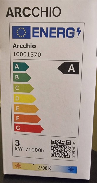 10 db Led izzó 2.2W 2700k és 470 LM fénnyel