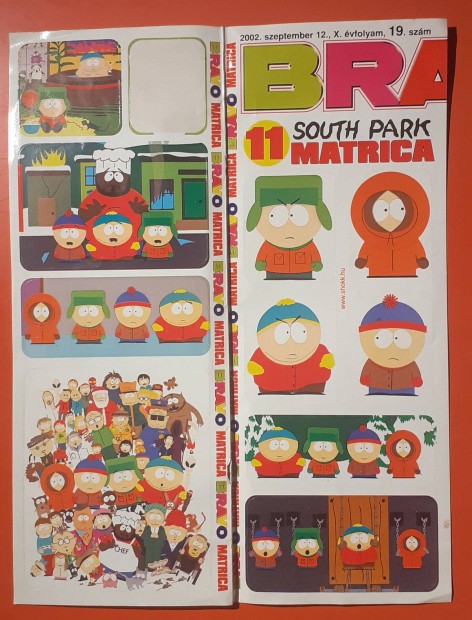 10 db South Park matrica