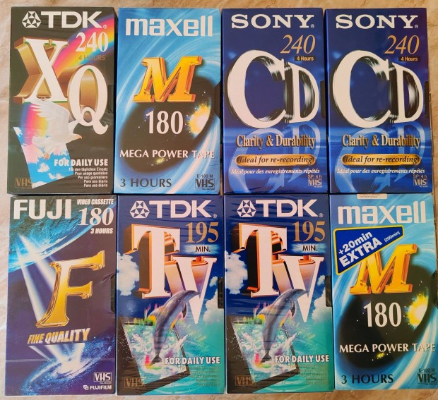 10 db bontatlan VHS videókazetta egyben eladó