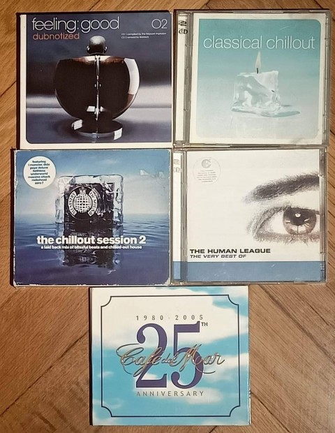 10 db elektronikus zenei dupla CD