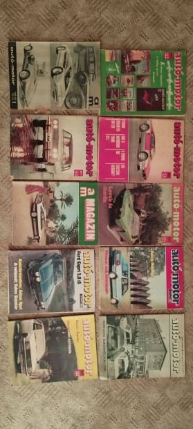 10 db retro Autó Motor magazin