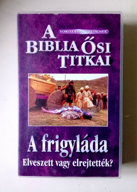 10 db j VHS, A biblia si titkai, Kicsoda Jzus, Mt evangliuma... 