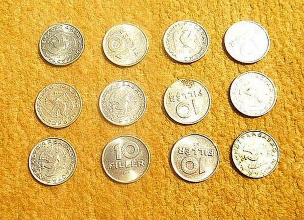 10 fillér - Magyar Népköztársaság - (28 db. érme)