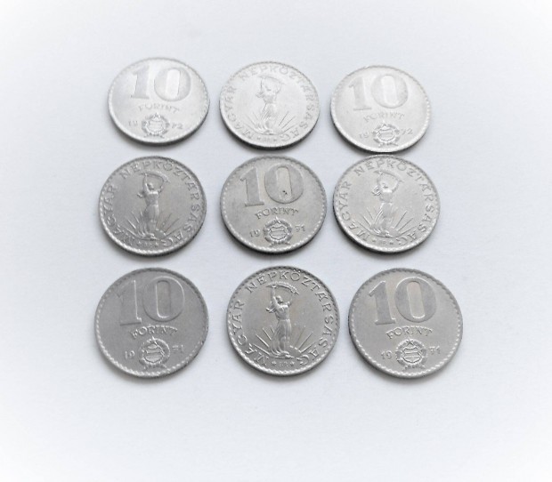 10 forint fm pnz rme 1971 1982