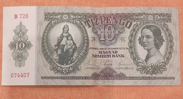 10 pengő Tíz pengő 1936 bankjegy