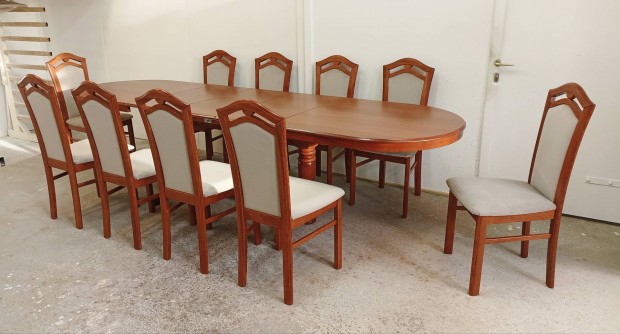 10 szem�lyes Montana �tkez�garnit�ra, �tkez� garnit�ra asztal, sz�k 