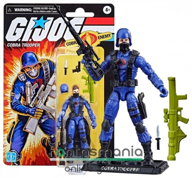 10cm GI Joe G.I. Joe Retro Collection figura Cobra Trooper katona