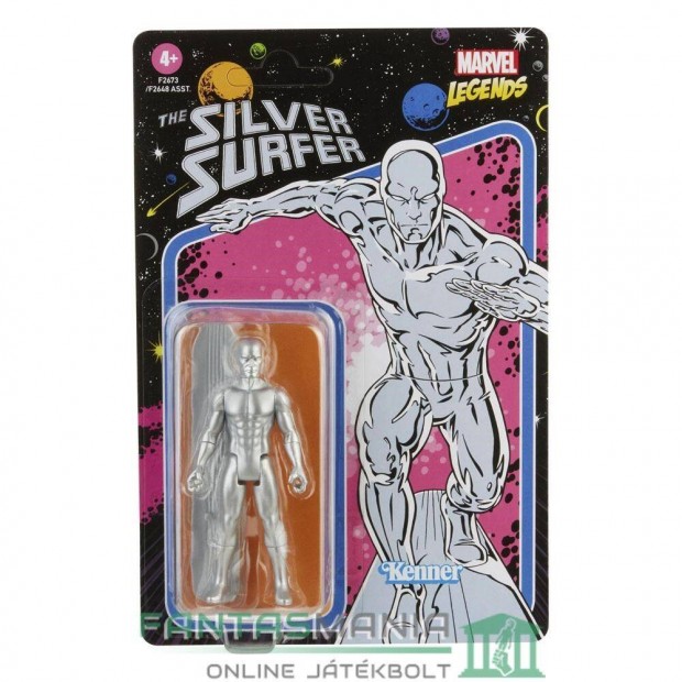 10cm Marvel Bosszllk Silver Surfer Ezst Utaz figura