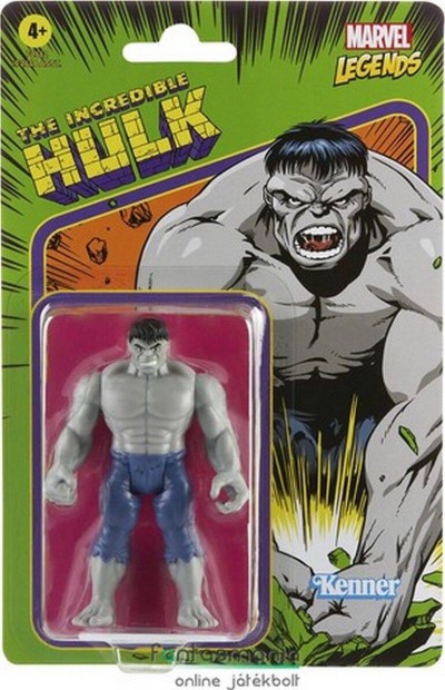 10cm Marvel Bosszllk Szrke Hulk figura