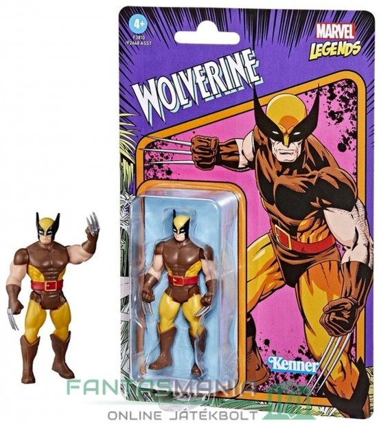 10cm Marvel X-Men - Wolverine Farkas Rozsomk klasszikus barna ruhs