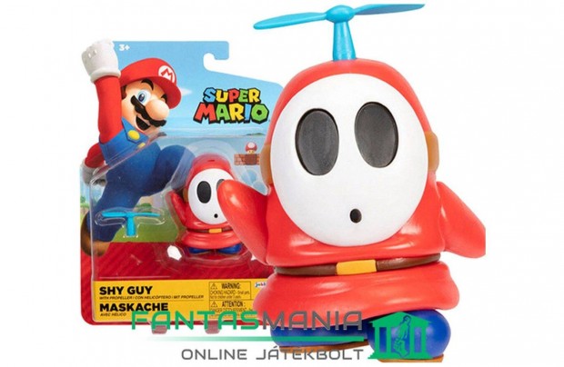 10cm Nintendo Super Mario Shy Guy figura