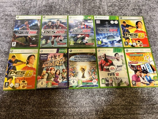 10db Eredeti Xbox360 Xbox 360 játék egyben eladó