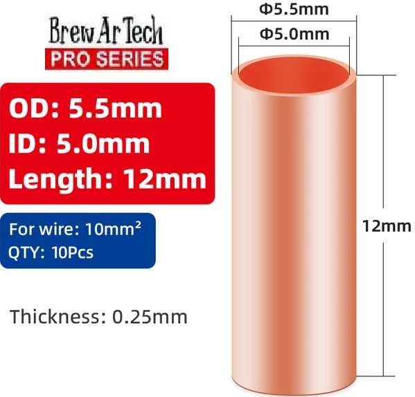 10db Prselhet Vrsrz Kbeltold 10mm2-es Kbelekhez (5662)