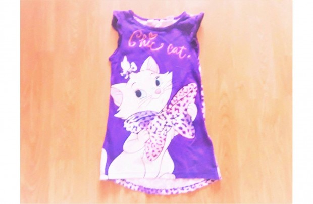 110/116 H&M Disney cuki Mary cica mintás nyári ruha ruci