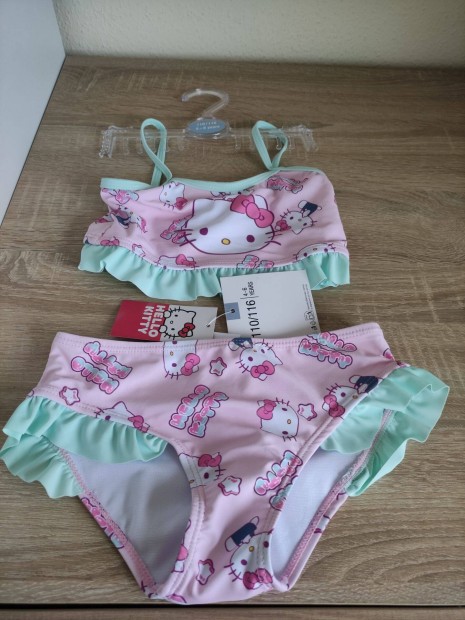 110/116-os új lányka bikini Hello Kitty