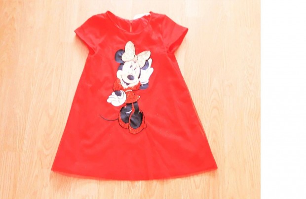 110 újszerű 1.kéz H&M cuki Disney Minnie egér csillogó tüll ruha