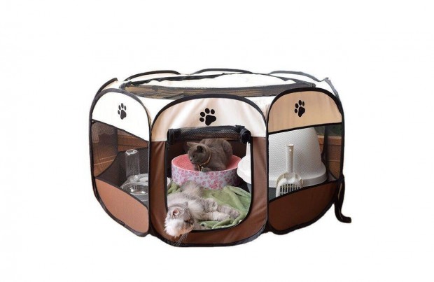 114x114x58cm mobil kutya macska kennel hordozhat ketrec - Postzom Is