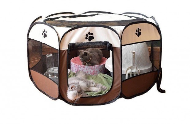 114x114x58cm mobil kutya macska kennel hordozhat ketrec - Postzom Is