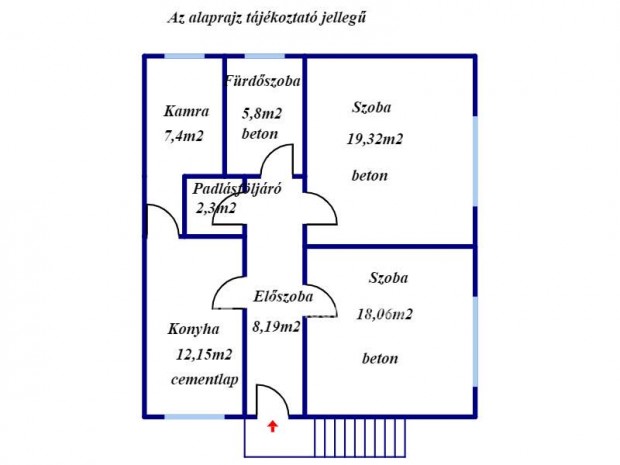 115 nm-es hz elad Cered