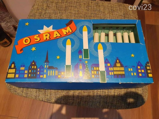 11 Retro osram karcsonyi gyertya izzkkal gsor fnyfzr izzsor