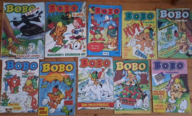 11 db Bobo képregény