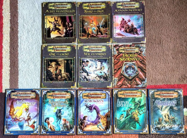 11 db Dungeons & Dragons dnd d&d kalandjáték szerepjáték kalandmodul