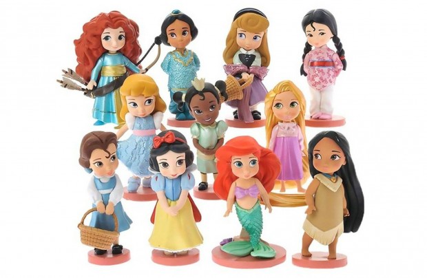 11 db-os Disney hercegn figura baba szett