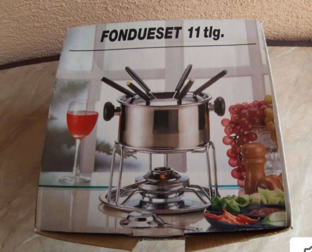 11 rszes fm fondue szett