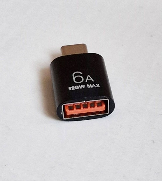 120 W-os 6A Type C - USB 3.0 tpus Otg adapter