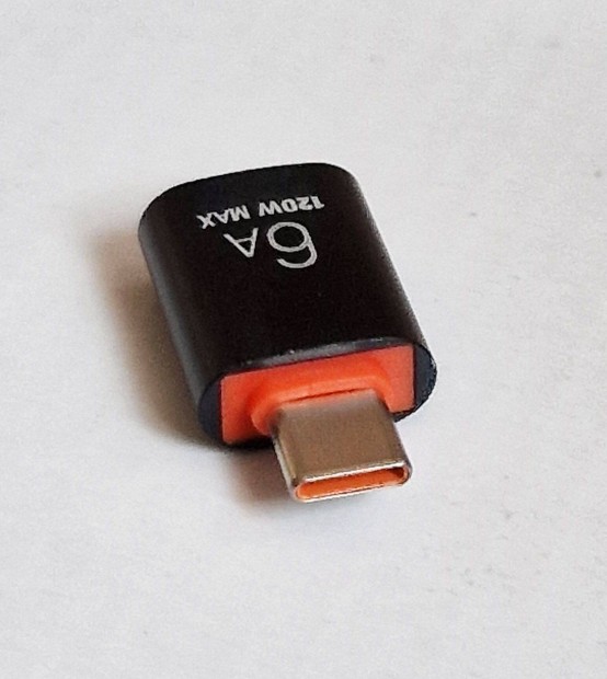 120 W-os 6A Type C - USB 3.0 tpus Otg adapter