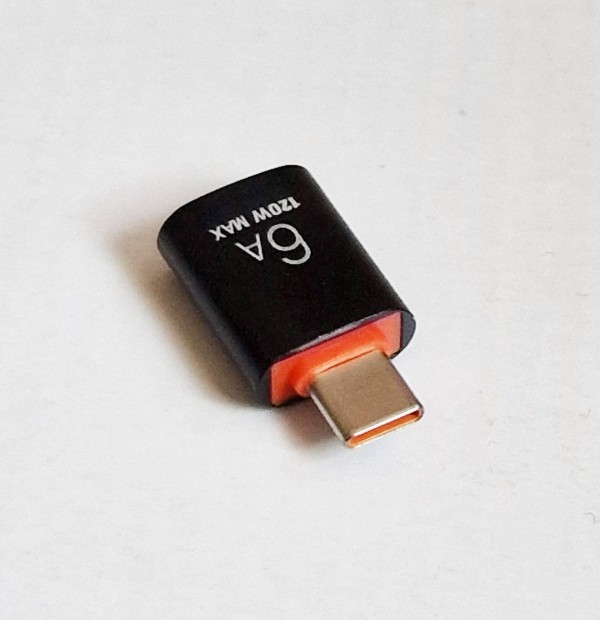 120 W-os 6A Type C - USB 3.0 típusú Otg adapter