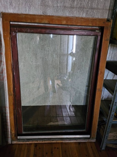120x120cm-es bontott, fa ablak tokkal egytt elad
