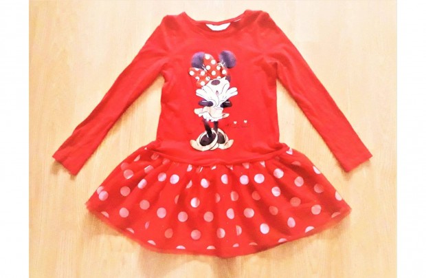 122/128 jszer 1kz H&M cuki Disney Minnie egeres tllszoknys ruha