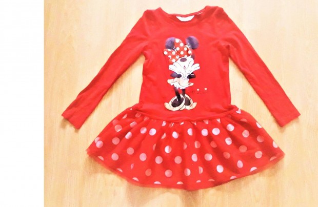 122/128 jszer 1kz H&M cuki Disney Minnie egeres tllszoknys ruha