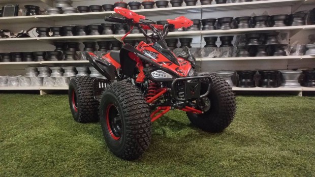 124cc ranger gyerek quad raptor forma automata gyermekjrm piros