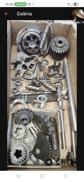 125-150 MZ TS kuplung alkatr�szek (ddr/�j)