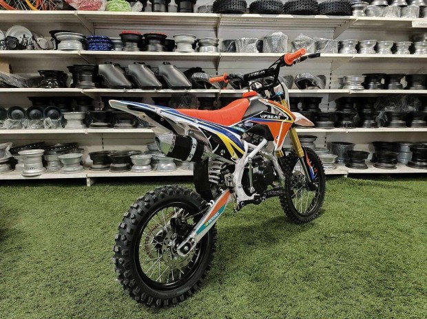 125cc dirt bike , pitbike , cross motor és gyerek quad -ok narancs