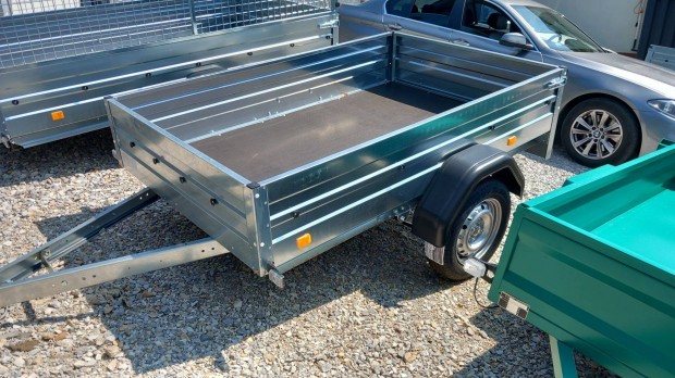 125x200 cm-es Laprugós, horganyzott, könnyű, Új Utánfutó Készletről! H