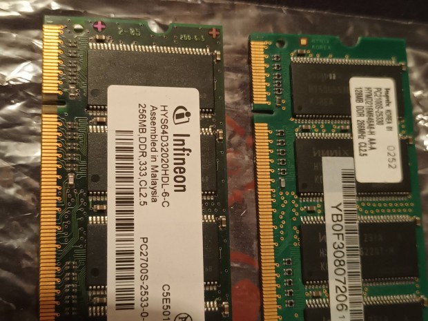 128Mb DDR ram laptopba.