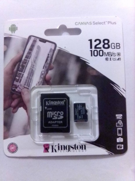 128 GB-os microsdhc krtya , foglalattal