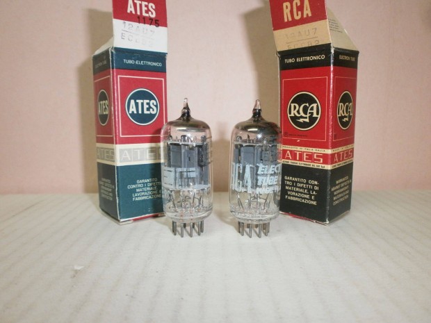 12AU7 (ECC82) - Rca -Ates (Marconi) spec. Italy - NOS