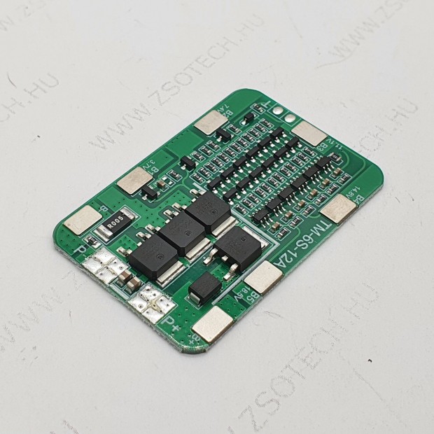 12A 6S 22.2V (25.2V) 18650 BMS ltiumtlt PCB panel tlts vezrl